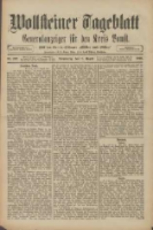 Wollsteiner Tageblatt: Generalanzeiger für den Kreis Bomst: mit der Gratis-Beilage: "Blätter und Blüten" 1910.08.18 Nr192