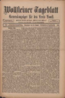 Wollsteiner Tageblatt: Generalanzeiger für den Kreis Bomst: mit der Gratis-Beilage: "Blätter und Blüten" 1910.08.27 Nr200