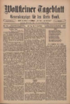 Wollsteiner Tageblatt: Generalanzeiger f&uuml;r den Kreis Bomst: mit der Gratis-Beilage: "Bl&auml;tter und Bl&uuml;ten" 1910.09.02 Nr205