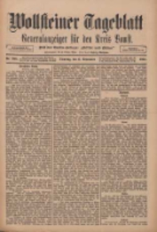 Wollsteiner Tageblatt: Generalanzeiger für den Kreis Bomst: mit der Gratis-Beilage: "Blätter und Blüten" 1910.09.06 Nr208