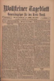 Wollsteiner Tageblatt: Generalanzeiger für den Kreis Bomst: mit der Gratis-Beilage: "Blätter und Blüten" 1910.09.23 Nr223
