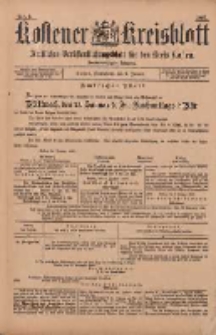 Kostener Kreisblatt: amtliches Ver&ouml;ffentlichungsblatt f&uuml;r den Kreis Kosten 1897.01.09 Jg.32 Nr2