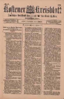 Kostener Kreisblatt: amtliches Veröffentlichungsblatt für den Kreis Kosten 1897.02.06 Jg.32 Nr6