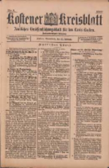 Kostener Kreisblatt: amtliches Veröffentlichungsblatt für den Kreis Kosten 1897.02.27 Jg.32 Nr9