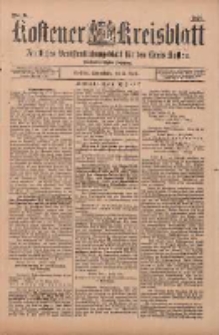 Kostener Kreisblatt: amtliches Ver&ouml;ffentlichungsblatt f&uuml;r den Kreis Kosten 1897.04.03 Jg.32 Nr14