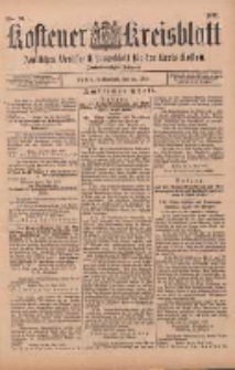 Kostener Kreisblatt: amtliches Ver&ouml;ffentlichungsblatt f&uuml;r den Kreis Kosten 1897.05.15 Jg.32 Nr20