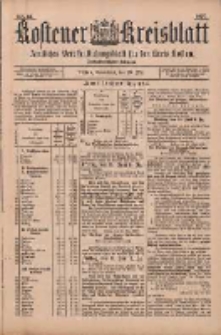 Kostener Kreisblatt: amtliches Ver&ouml;ffentlichungsblatt f&uuml;r den Kreis Kosten 1897.05.29 Jg.32 Nr22