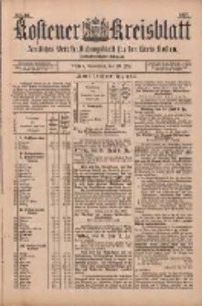 Kostener Kreisblatt: amtliches Veröffentlichungsblatt für den Kreis Kosten 1897.05.29 Jg.32 Nr22
