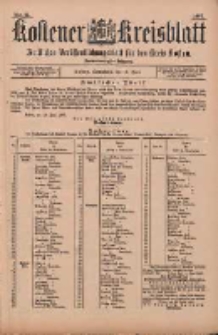 Kostener Kreisblatt: amtliches Veröffentlichungsblatt für den Kreis Kosten 1897.06.19 Jg.32 Nr25
