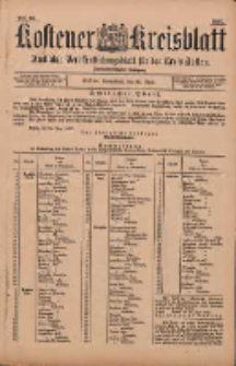 Kostener Kreisblatt: amtliches Ver&ouml;ffentlichungsblatt f&uuml;r den Kreis Kosten 1897.06.26 Jg.32 Nr26