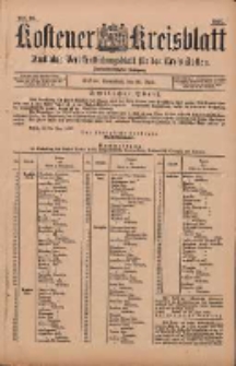 Kostener Kreisblatt: amtliches Veröffentlichungsblatt für den Kreis Kosten 1897.06.26 Jg.32 Nr26