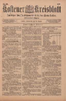 Kostener Kreisblatt: amtliches Veröffentlichungsblatt für den Kreis Kosten 1897.08.14 Jg.32 Nr33