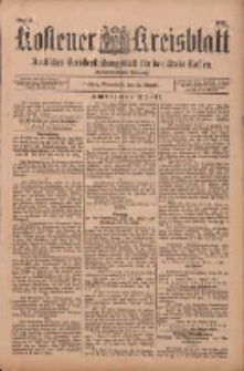 Kostener Kreisblatt: amtliches Ver&ouml;ffentlichungsblatt f&uuml;r den Kreis Kosten 1897.08.21 Jg.32 Nr34
