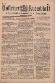 Kostener Kreisblatt: amtliches Ver&ouml;ffentlichungsblatt f&uuml;r den Kreis Kosten 1897.09.11 Jg.32 Nr37