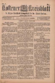 Kostener Kreisblatt: amtliches Veröffentlichungsblatt für den Kreis Kosten 1897.09.11 Jg.32 Nr37