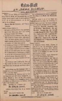 Kostener Kreisblatt: amtliches Ver&ouml;ffentlichungsblatt f&uuml;r den Kreis Kosten 1897.09.14 Extra Blatt