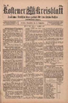Kostener Kreisblatt: amtliches Ver&ouml;ffentlichungsblatt f&uuml;r den Kreis Kosten 1897.09.18 Jg.32 Nr38