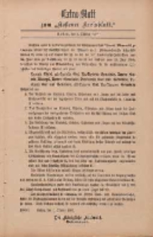 Kostener Kreisblatt: amtliches Veröffentlichungsblatt für den Kreis Kosten 1897.10.01 Extra Blatt