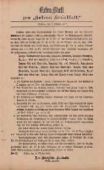Kostener Kreisblatt: amtliches Ver&ouml;ffentlichungsblatt f&uuml;r den Kreis Kosten 1897.10.07 Extra Blatt