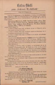 Kostener Kreisblatt: amtliches Veröffentlichungsblatt für den Kreis Kosten 1897.11.10 Extra Blatt
