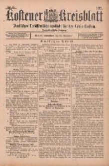 Kostener Kreisblatt: amtliches Ver&ouml;ffentlichungsblatt f&uuml;r den Kreis Kosten 1897.11.20 Jg.32 Nr47