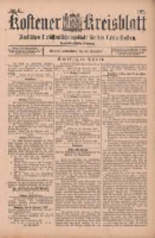 Kostener Kreisblatt: amtliches Veröffentlichungsblatt für den Kreis Kosten 1897.11.20 Jg.32 Nr47