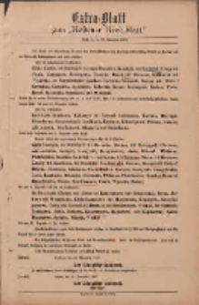 Kostener Kreisblatt: amtliches Ver&ouml;ffentlichungsblatt f&uuml;r den Kreis Kosten 1897.11.30 Extra Blatt