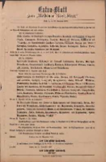 Kostener Kreisblatt: amtliches Veröffentlichungsblatt für den Kreis Kosten 1897.11.30 Extra Blatt