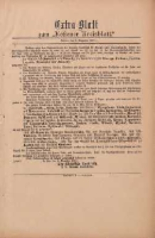 Kostener Kreisblatt: amtliches Ver&ouml;ffentlichungsblatt f&uuml;r den Kreis Kosten 1897.12.09 Extra Blatt