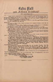 Kostener Kreisblatt: amtliches Veröffentlichungsblatt für den Kreis Kosten 1897.12.09 Extra Blatt