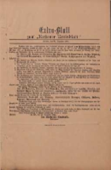 Kostener Kreisblatt: amtliches Ver&ouml;ffentlichungsblatt f&uuml;r den Kreis Kosten 1897.12.13 Extra Blatt