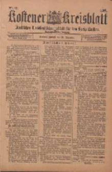 Kostener Kreisblatt: amtliches Veröffentlichungsblatt für den Kreis Kosten 1897.12.24 Jg.32 Nr52