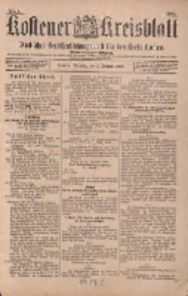 Kostener Kreisblatt: amtliches Veröffentlichungsblatt für den Kreis Kosten 1899.01.03 Jg.34 Nr1