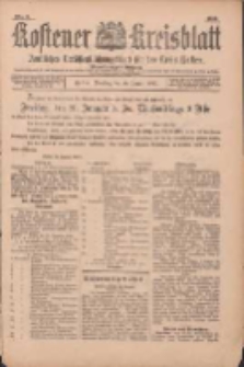 Kostener Kreisblatt: amtliches Veröffentlichungsblatt für den Kreis Kosten 1899.01.10 Jg.34 Nr3