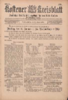 Kostener Kreisblatt: amtliches Ver&ouml;ffentlichungsblatt f&uuml;r den Kreis Kosten 1899.01.20 Jg.34 Nr6