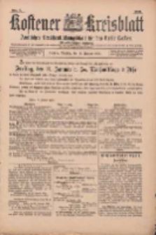 Kostener Kreisblatt: amtliches Veröffentlichungsblatt für den Kreis Kosten 1899.01.24 Jg.34 Nr7