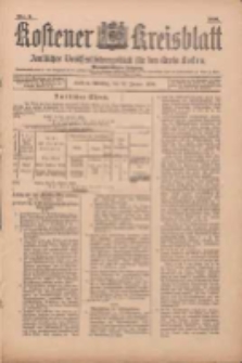 Kostener Kreisblatt: amtliches Ver&ouml;ffentlichungsblatt f&uuml;r den Kreis Kosten 1899.01.31 Jg.34 Nr9