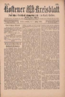 Kostener Kreisblatt: amtliches Ver&ouml;ffentlichungsblatt f&uuml;r den Kreis Kosten 1899.02.21 Jg.34 Nr15