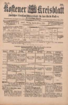 Kostener Kreisblatt: amtliches Veröffentlichungsblatt für den Kreis Kosten 1899.02.28 Jg.34 Nr17