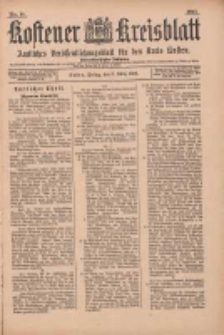 Kostener Kreisblatt: amtliches Ver&ouml;ffentlichungsblatt f&uuml;r den Kreis Kosten 1899.03.03 Jg.34 Nr18