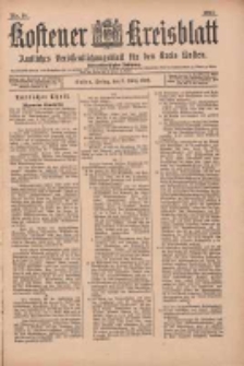 Kostener Kreisblatt: amtliches Veröffentlichungsblatt für den Kreis Kosten 1899.03.03 Jg.34 Nr18