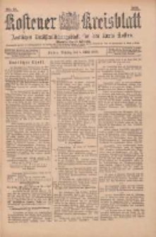 Kostener Kreisblatt: amtliches Veröffentlichungsblatt für den Kreis Kosten 1899.03.07 Jg,34 Nr19