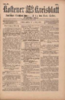Kostener Kreisblatt: amtliches Veröffentlichungsblatt für den Kreis Kosten 1899.03.10 Jg.34 Nr20