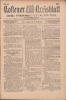 Kostener Kreisblatt: amtliches Ver&ouml;ffentlichungsblatt f&uuml;r den Kreis Kosten 1899.03.14 Jg.34 Nr21