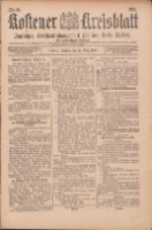 Kostener Kreisblatt: amtliches Veröffentlichungsblatt für den Kreis Kosten 1899.03.14 Jg.34 Nr21
