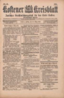 Kostener Kreisblatt: amtliches Veröffentlichungsblatt für den Kreis Kosten 1899.03.17 Jg.34 Nr22