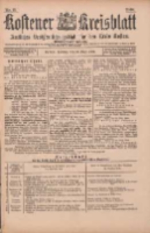 Kostener Kreisblatt: amtliches Veröffentlichungsblatt für den Kreis Kosten 1899.03.28 Jg.34 Nr25