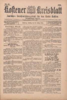 Kostener Kreisblatt: amtliches Ver&ouml;ffentlichungsblatt f&uuml;r den Kreis Kosten 1899.03.31 Jg.34 Nr26