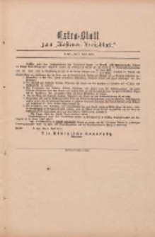 Kostener Kreisblatt: amtliches Veröffentlichungsblatt für den Kreis Kosten 1899.04.01 Extra Blatt