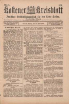 Kostener Kreisblatt: amtliches Veröffentlichungsblatt für den Kreis Kosten 1899.04.14 Jg.34 Nr30